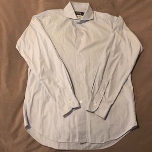 Kamakura Marker’s Shirt blue w/ mother of pearl